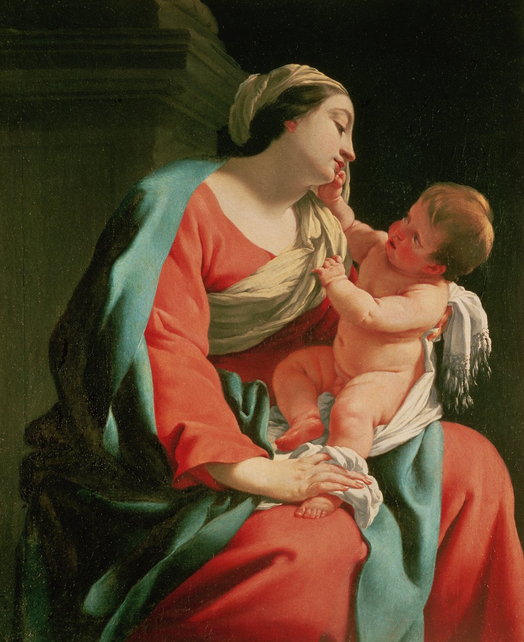 Madonna og barn av Simon Vouet