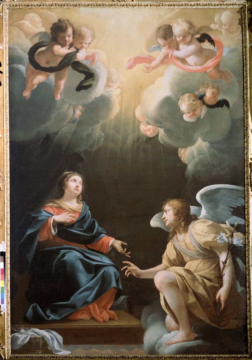 Bebudelsen, 1632 av Simon Vouet