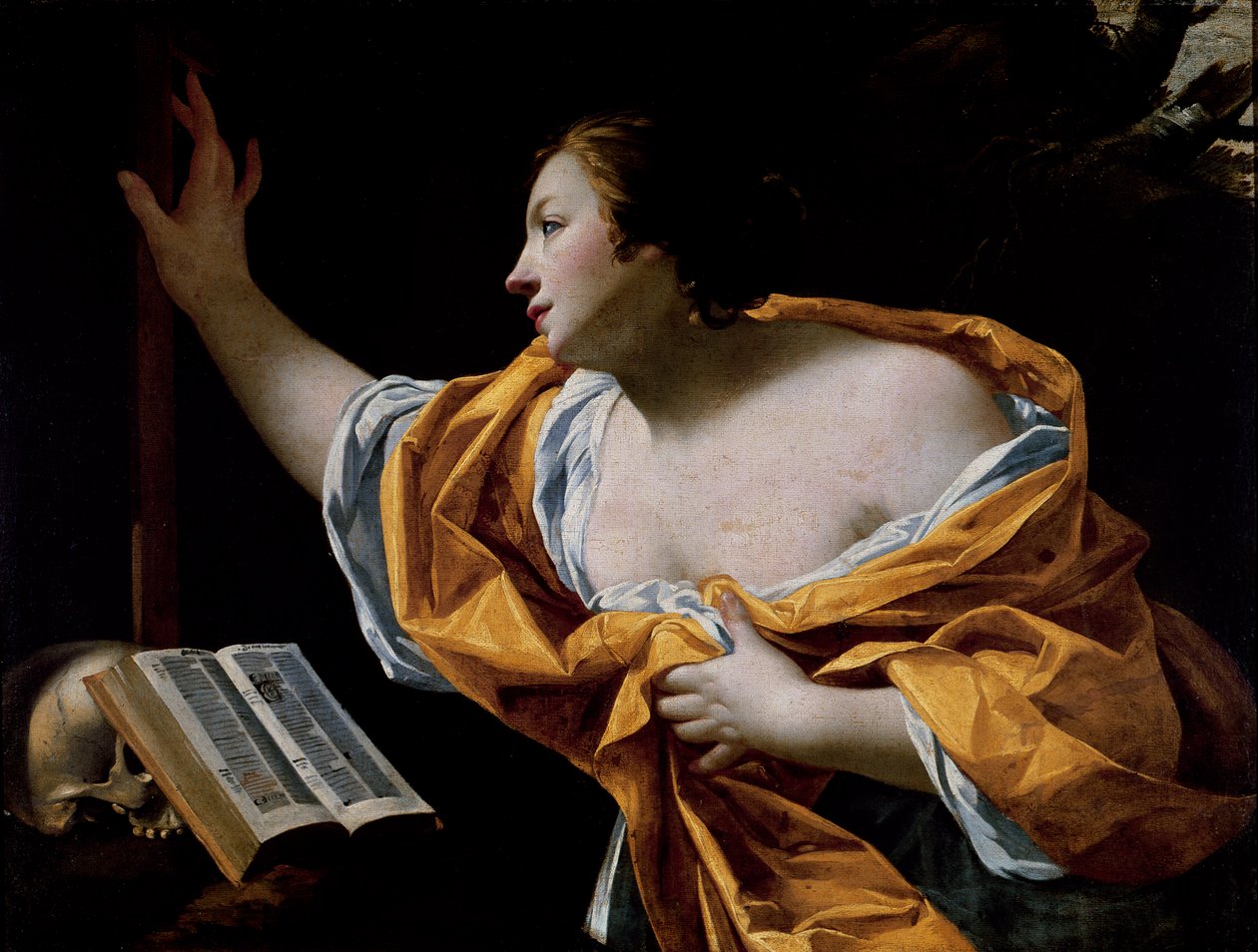 Den angrende Magdalena av Simon Vouet