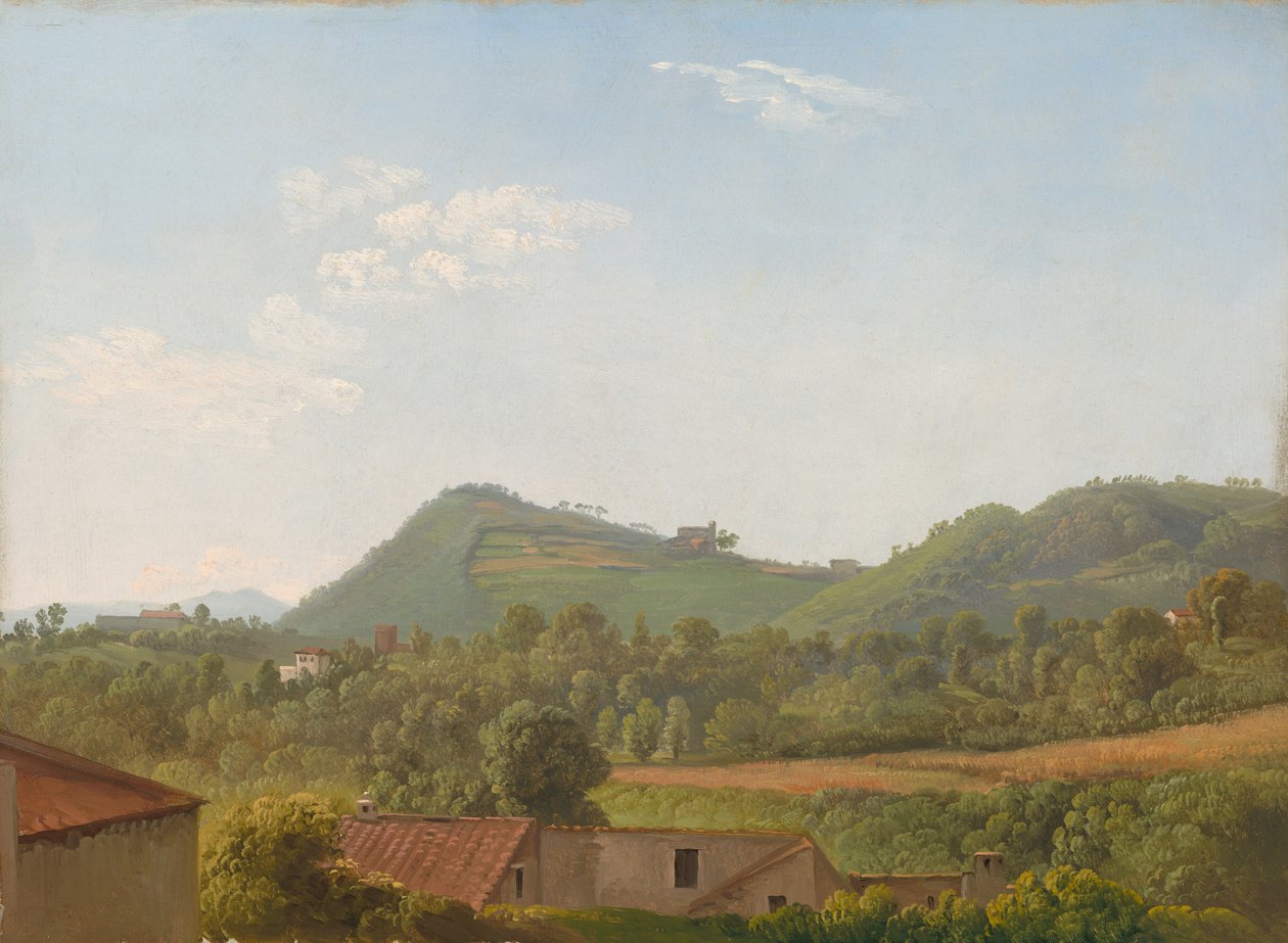 Utsikt nær Napoli, ca. 1806. av Simon Alexandre Clément Denis