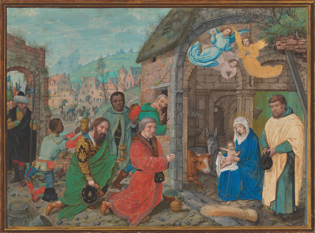 The Adoration of the Magi, midten av 1520-tallet. av Simon Bening
