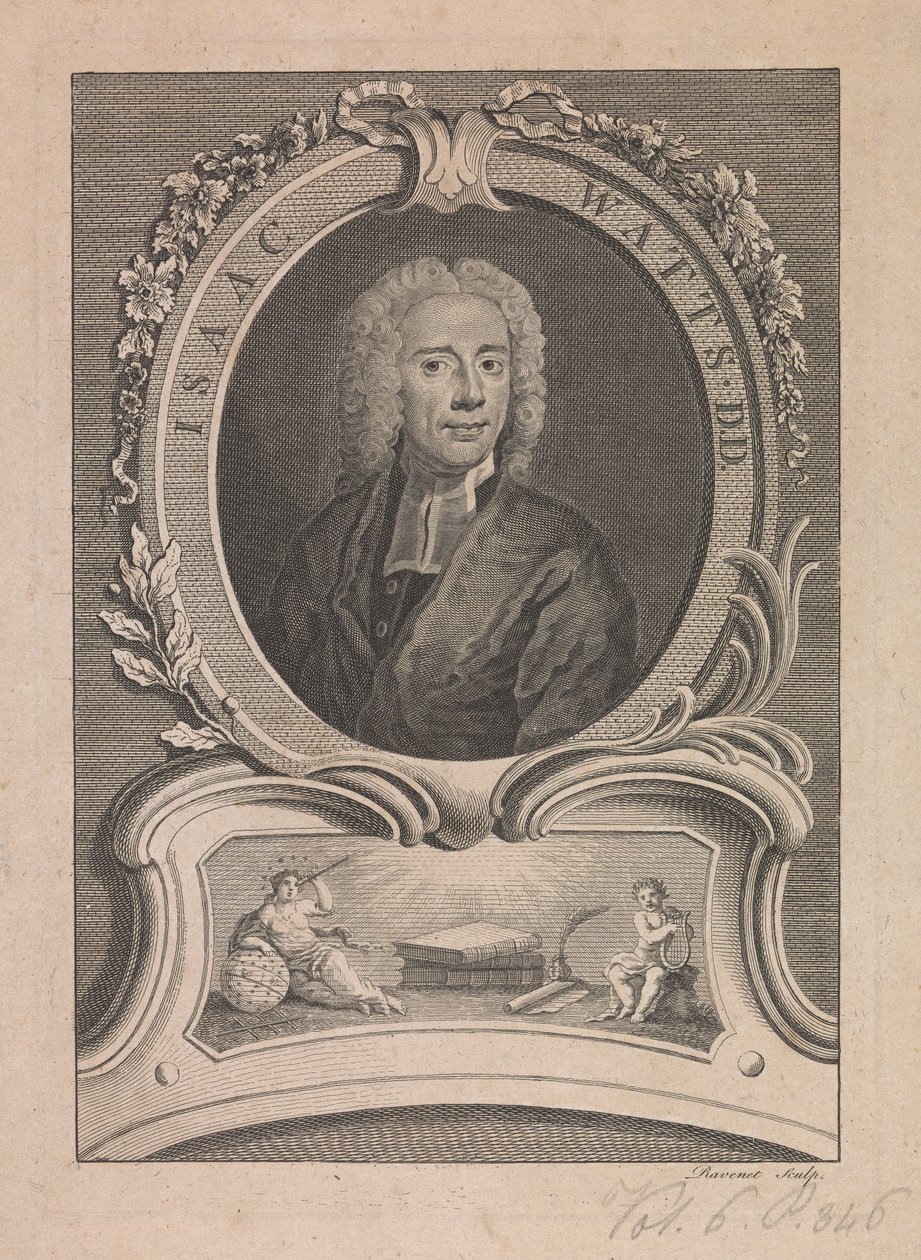 Isaac Watts av Simon Francois Ravenet
