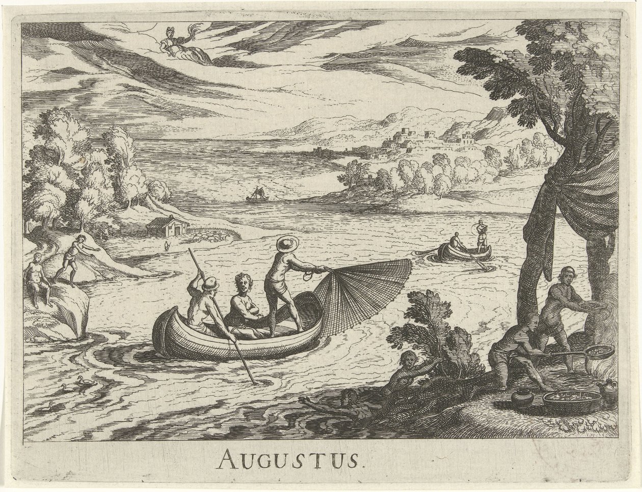 August August (tittel på objekt) Tolv måneder (serietittel) av Simon Frisius