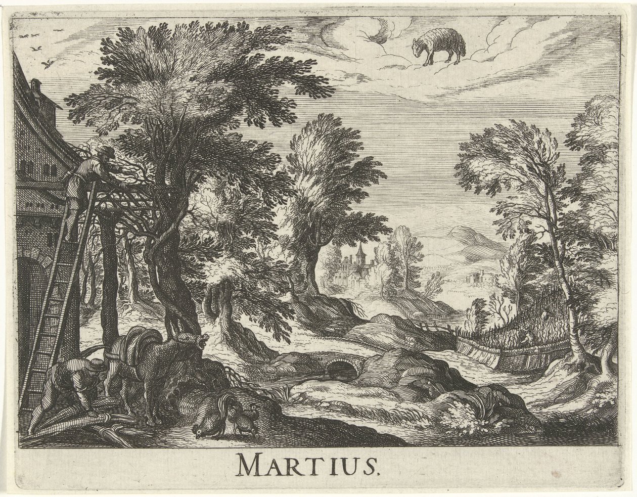 mars Martin (tittel på objekt) Tolv måneder (serietittel) av Simon Frisius