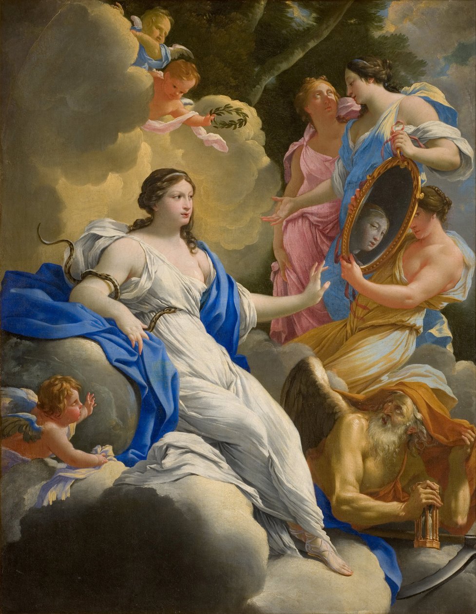 Allegory of Prudence, 1645. av Simon Vouet
