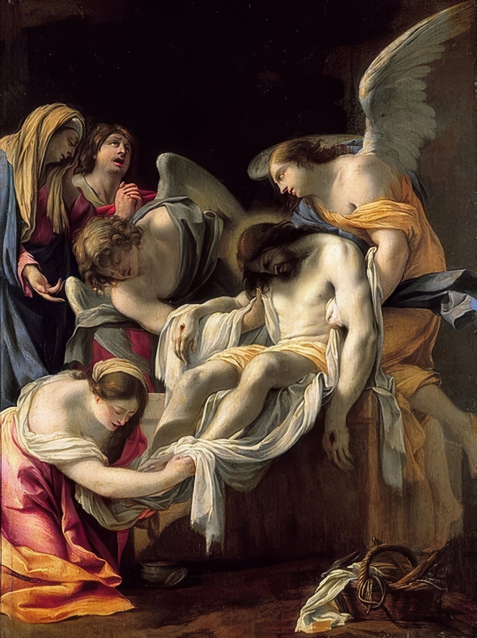 Kristi begravelse av Simon Vouet