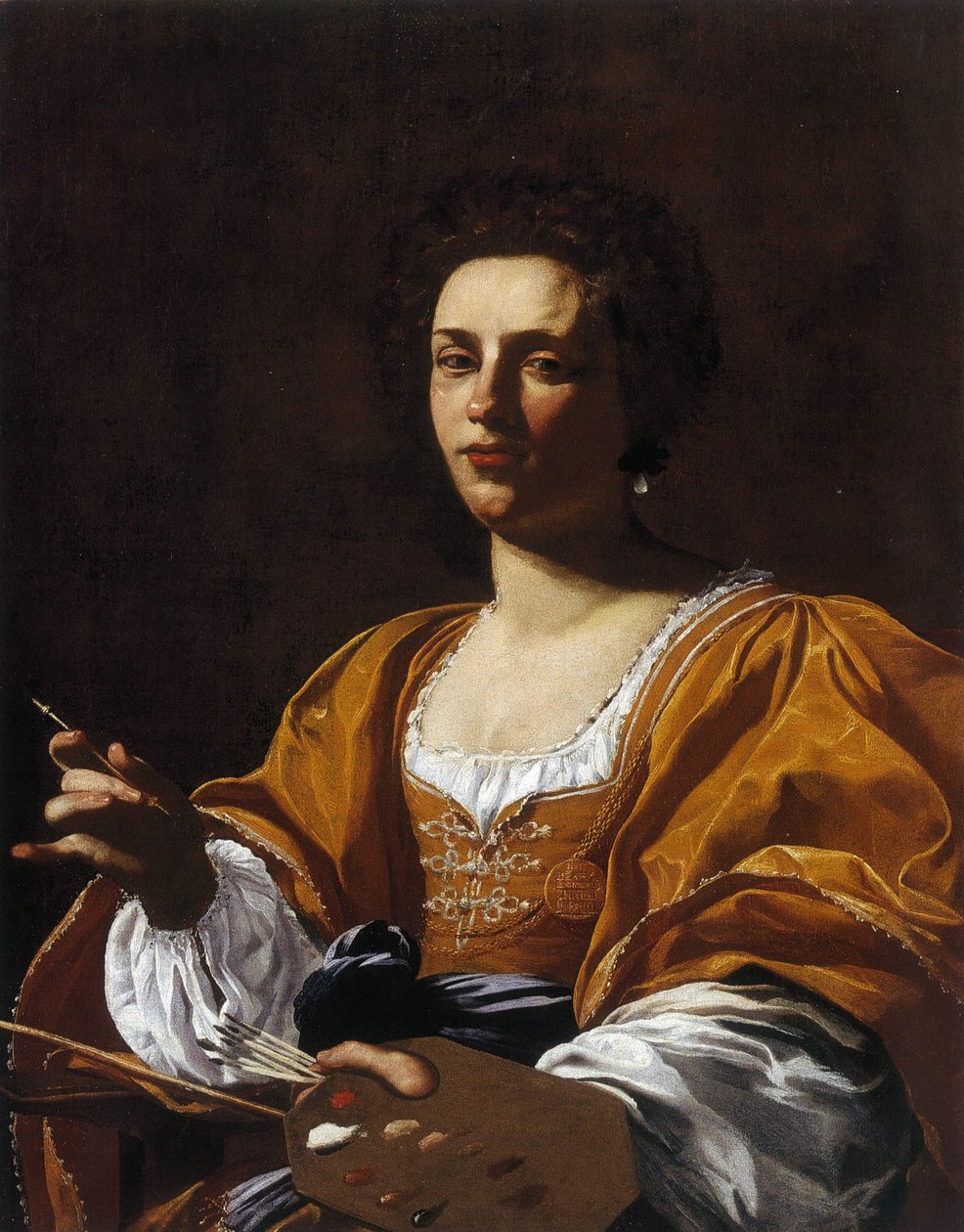 Portrett av Artemisia Gentileschi, 1623-1626. av Simon Vouet