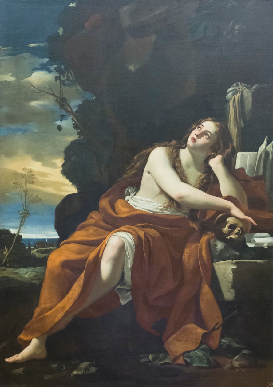 Sankt Maria Magdalena angrende av Simon Vouet