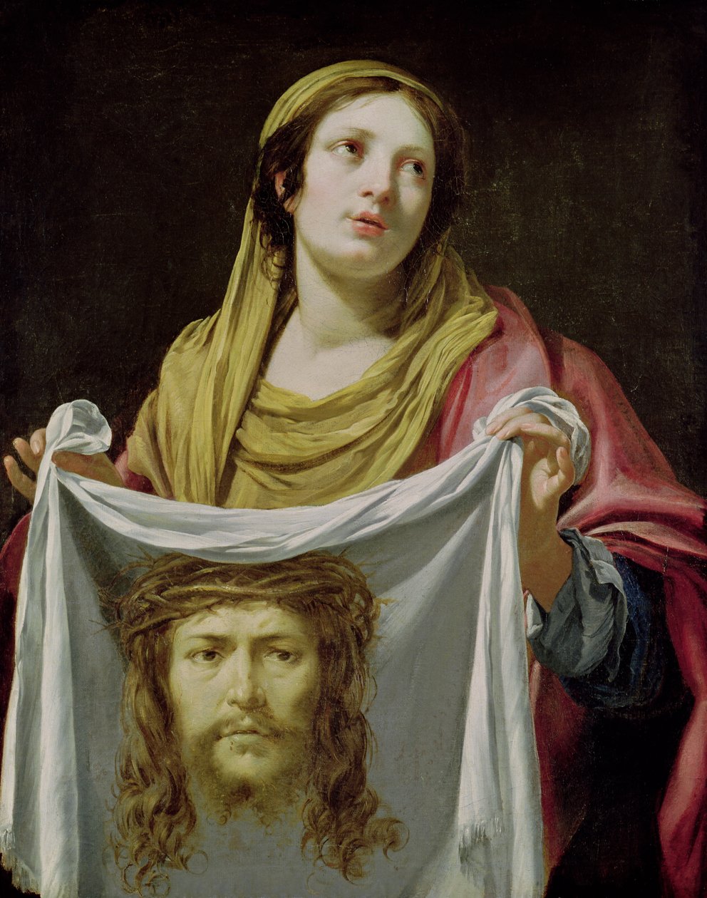 St. Veronica holder det hellige likkledet av Simon Vouet