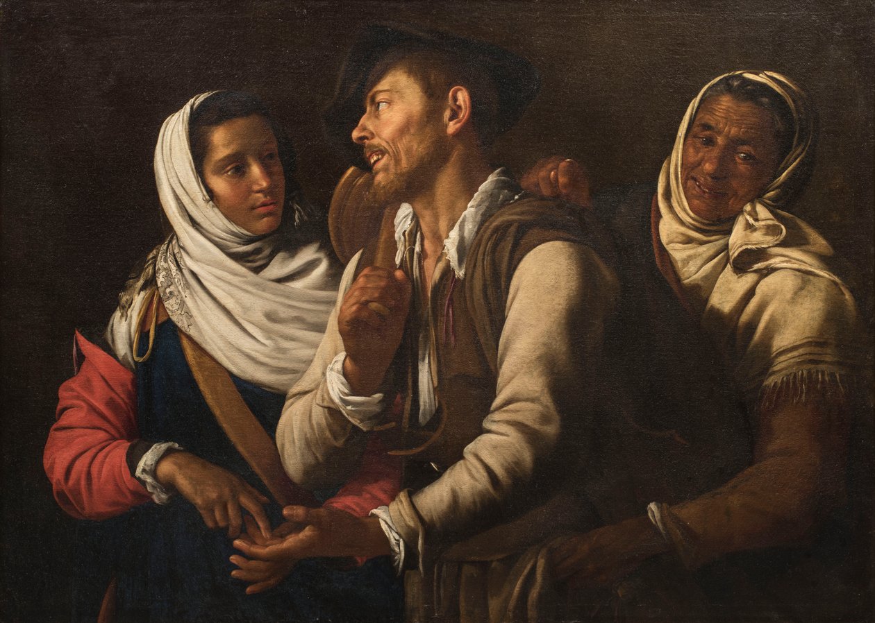 Spåmannen, 1617. av Simon Vouet
