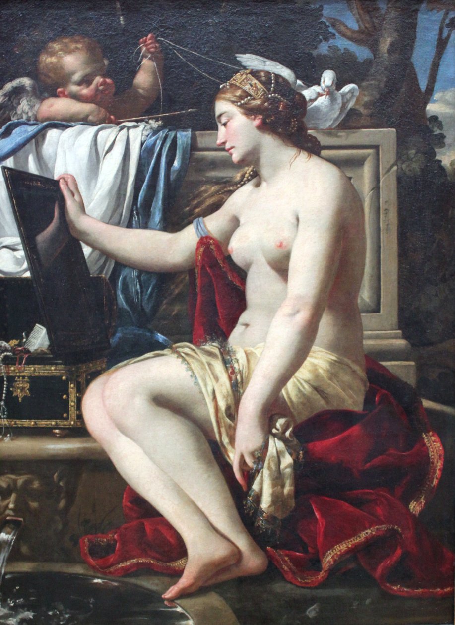 Venus toalett av Simon Vouet