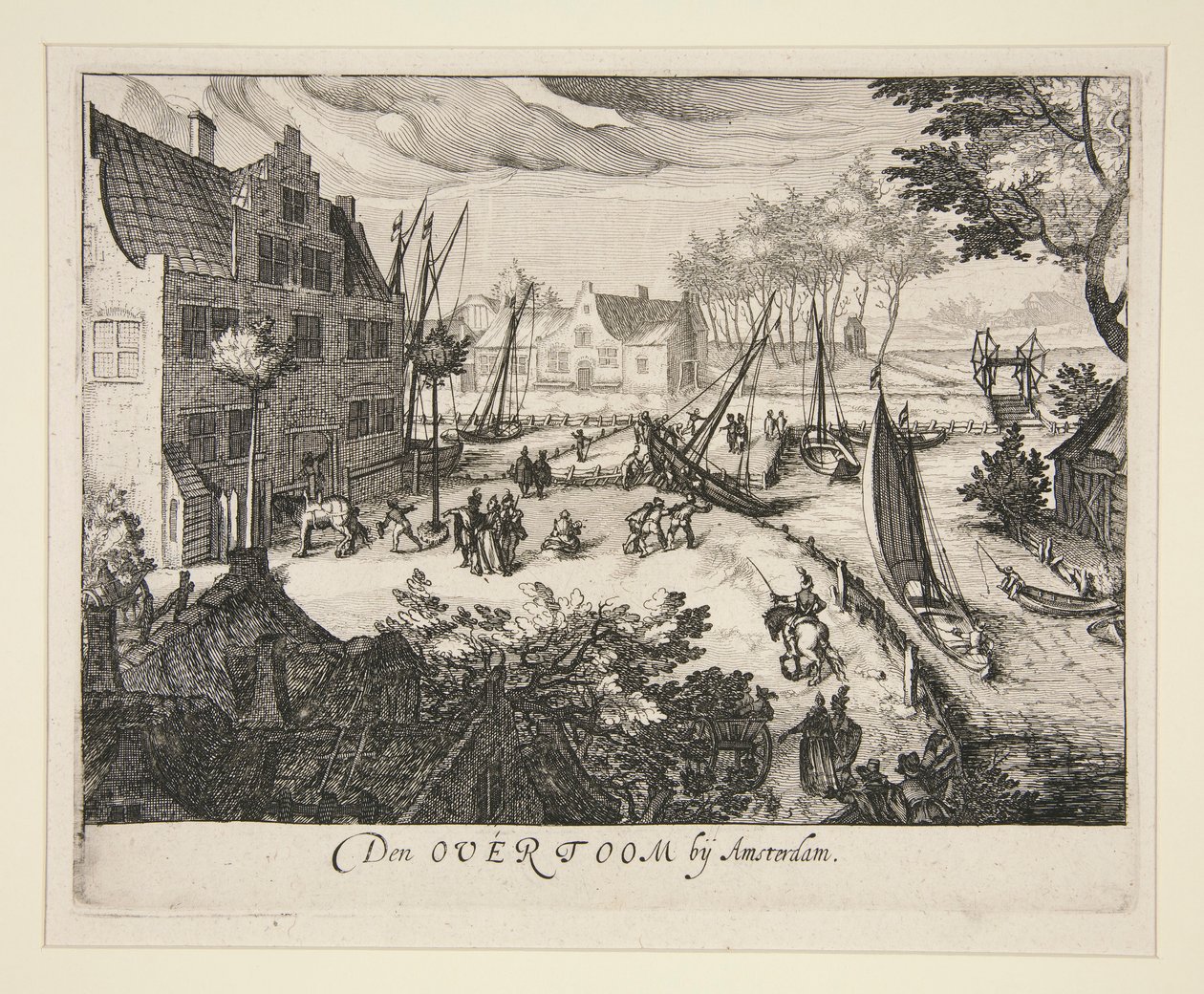 Overtoom nær Amsterdam av Simon Wynhoutsz Frisius