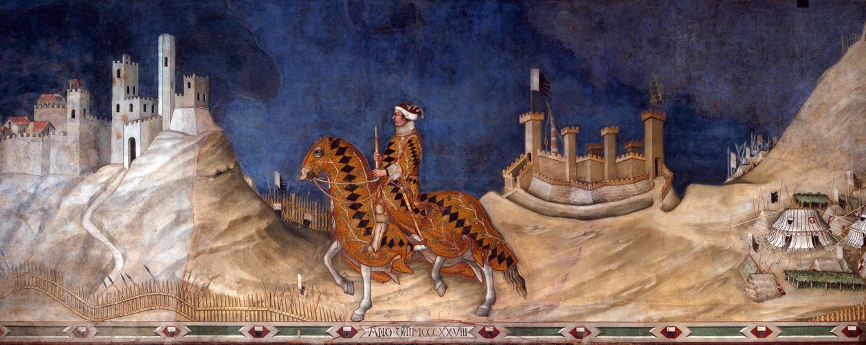 Guidoriccio da Fogliano av Simone Martini