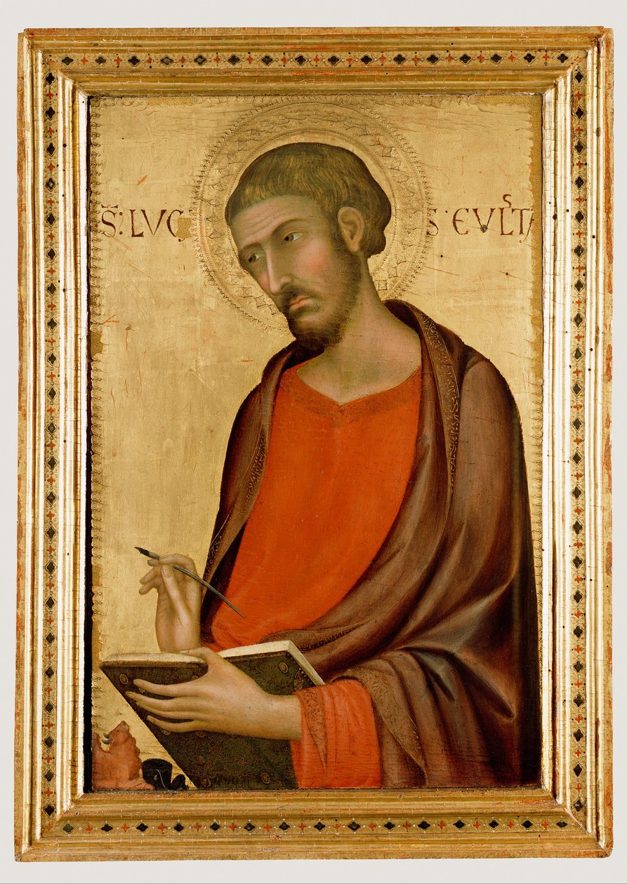 St. Luke av Simone Martini