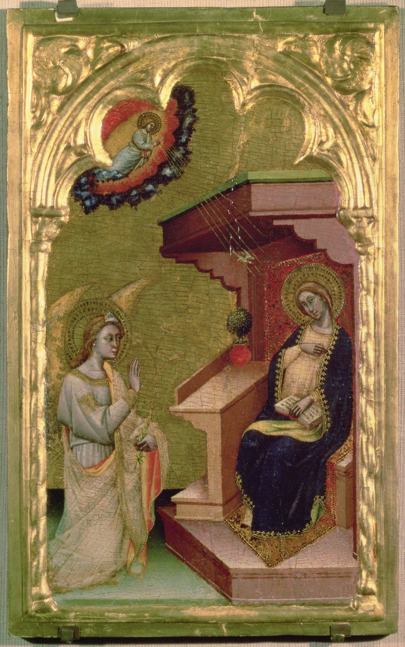 Bebudelsen (tempera og gull på panel) av Simone dei Crocifissi