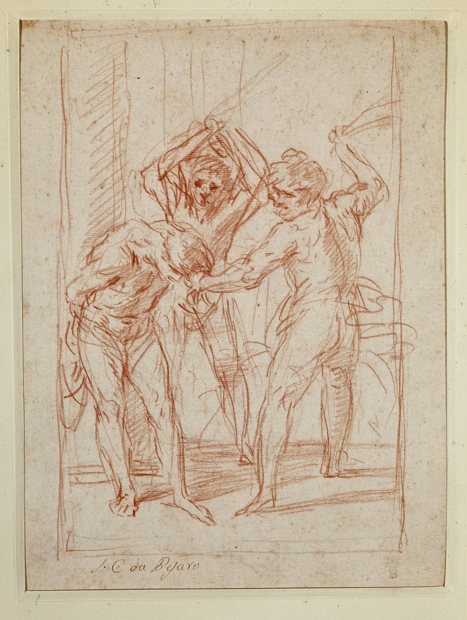 Flagelering (Tegning av Simone Cantarini
