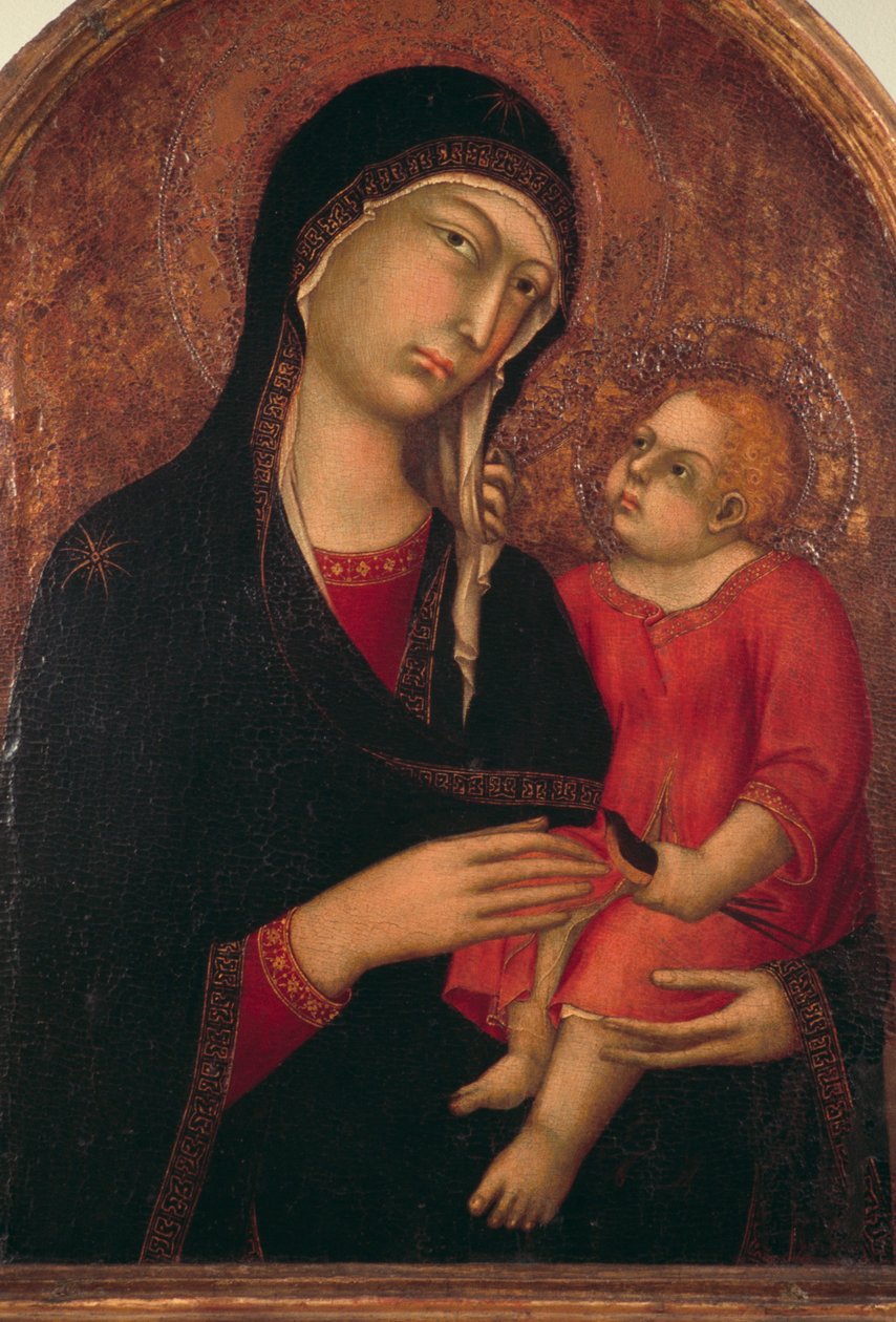 Madonna og barn av Simone Martini