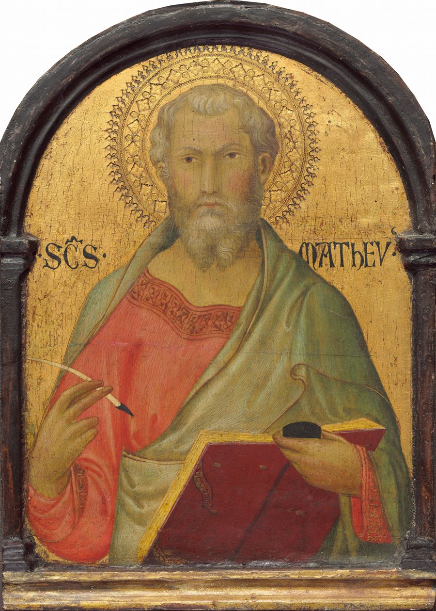 Saint Matteus av Simone Martini