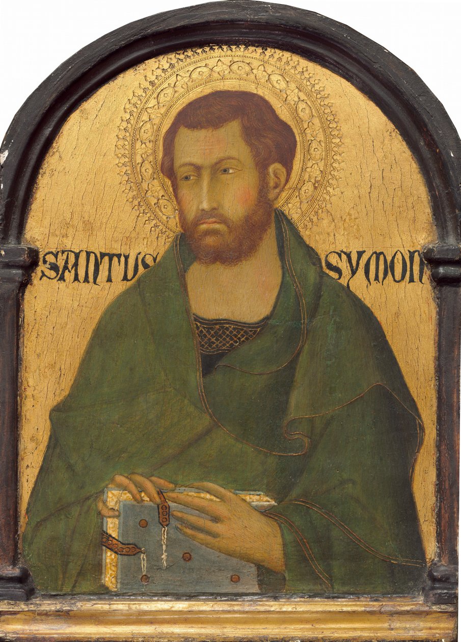 St. Simon, ca. 13151320. av Simone Martini
