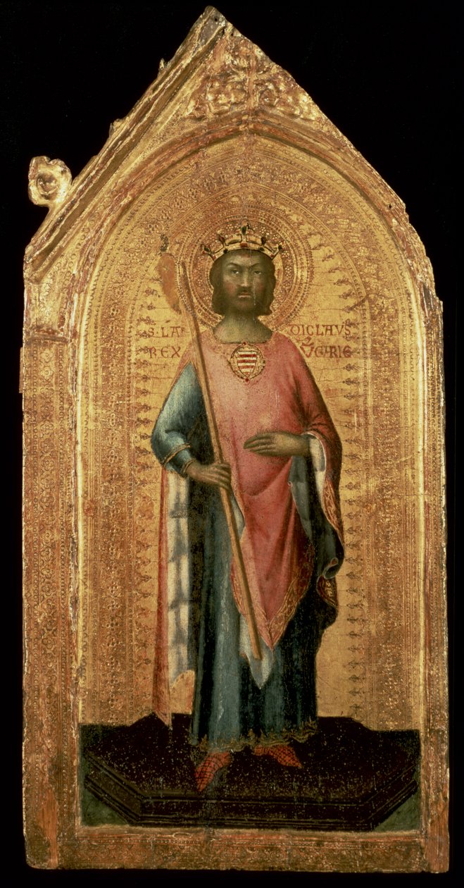 St. Ladislas av Ungarn av Simone Martini