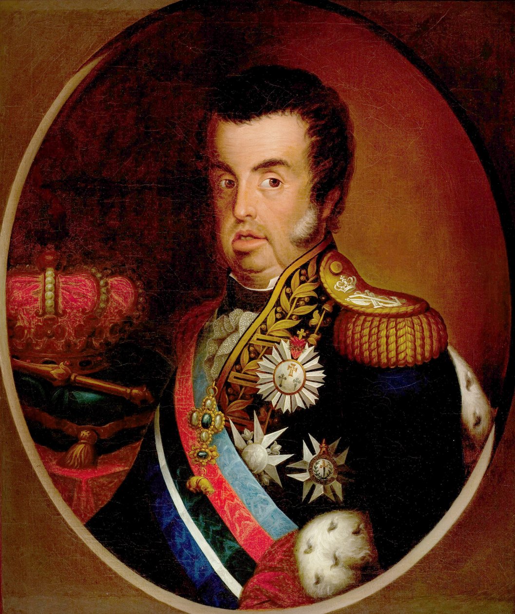 Portrett av Dom João VI (1767-1826) av Simplicio Rodrigues de Sa