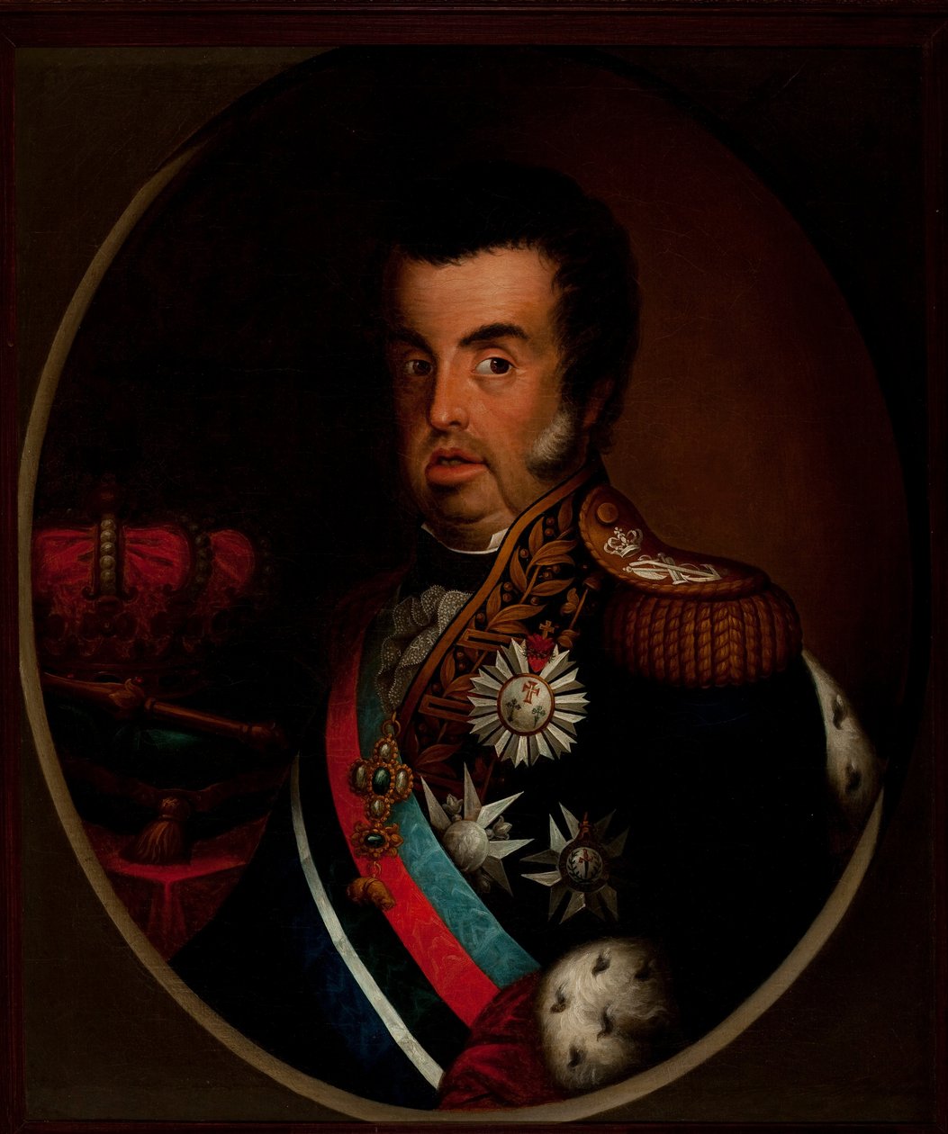 Portrett av Dom Joao VI (ca. 1820) av Simplicio Rodrigues de Sa