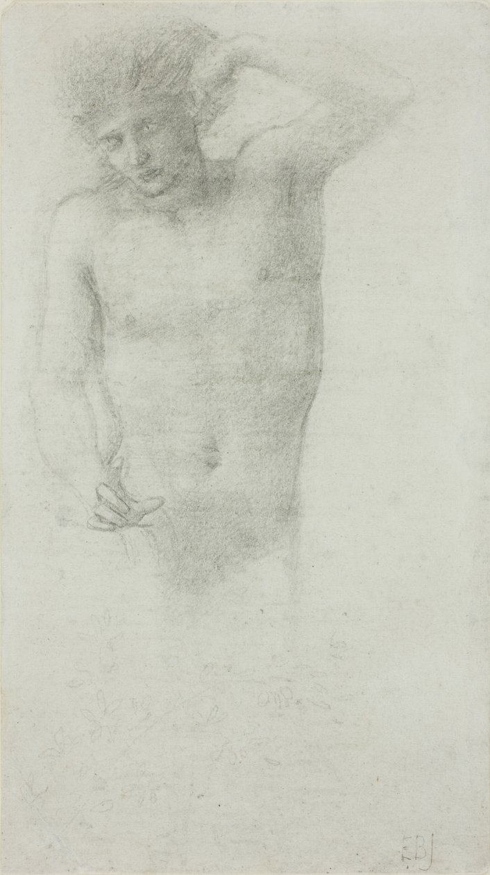 Naken mann av Sir Edward Burne Jones