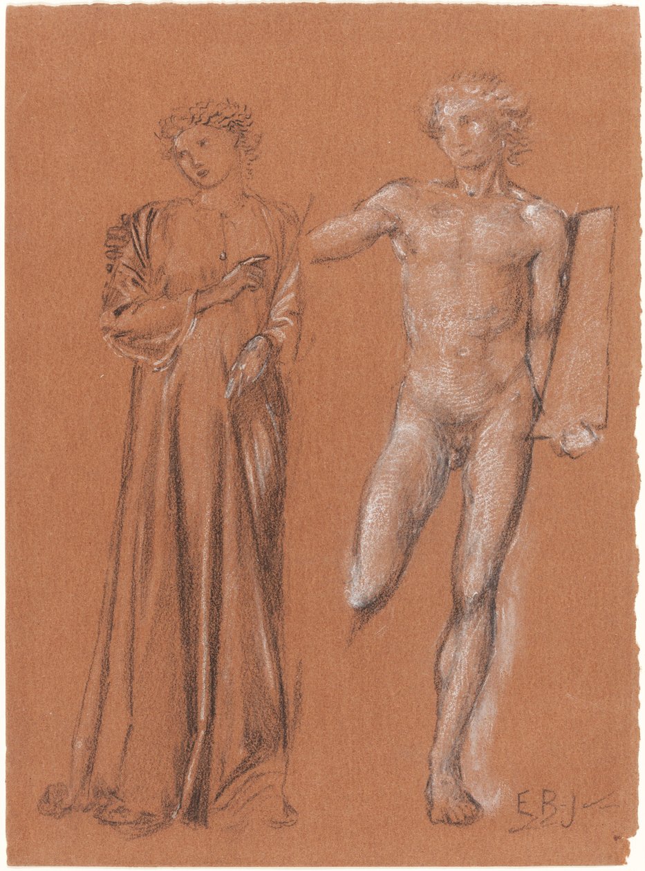 Orfeus og Eurydike av Sir Edward Coley Burne Jones