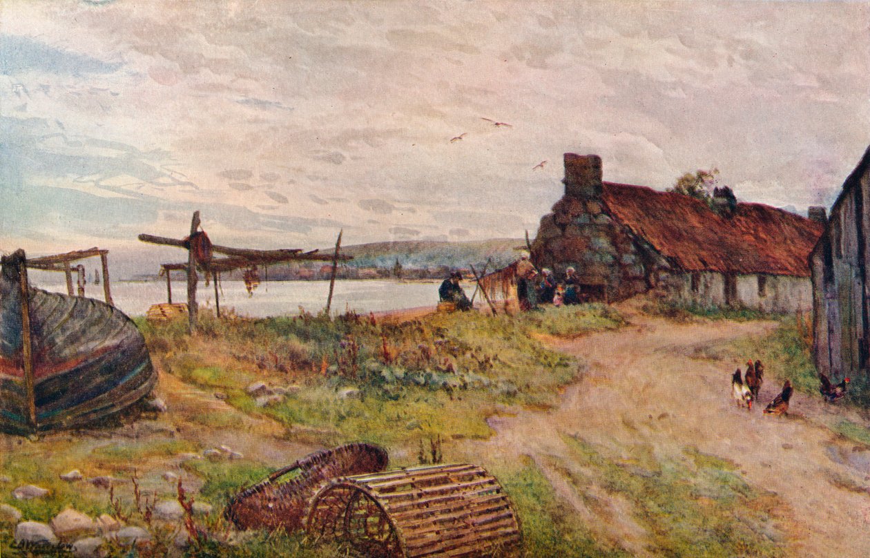 Stonehaven, c1911 av Sir Ernest Albert Waterlow