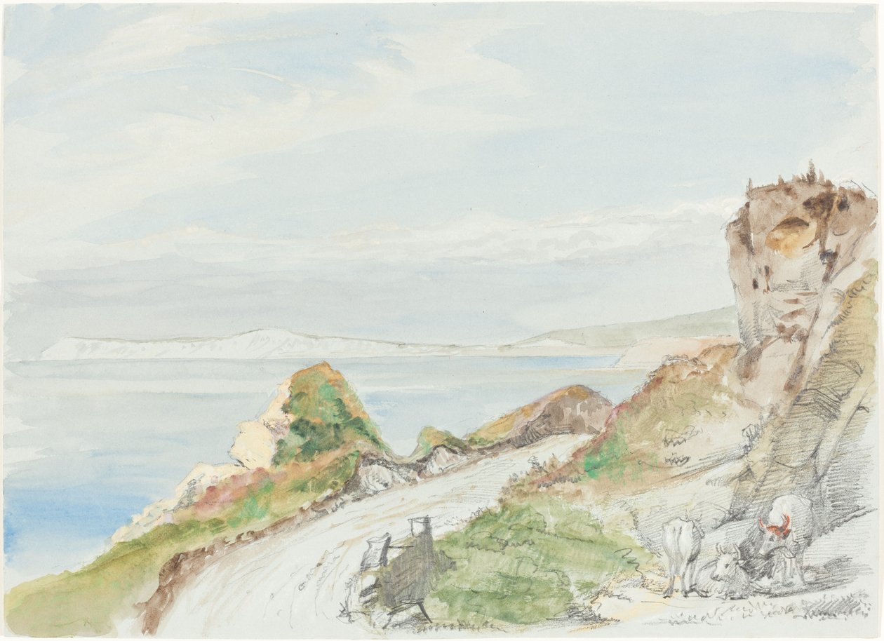 Freshwater Bay, Isle of Wight av Sir George Hayter