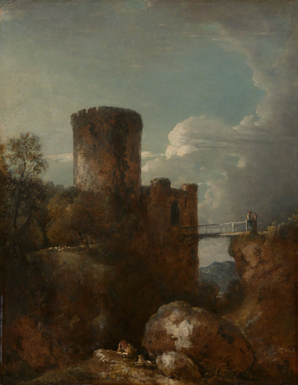 Conway Castle av Sir George Howland Beaumont seventh Baronet