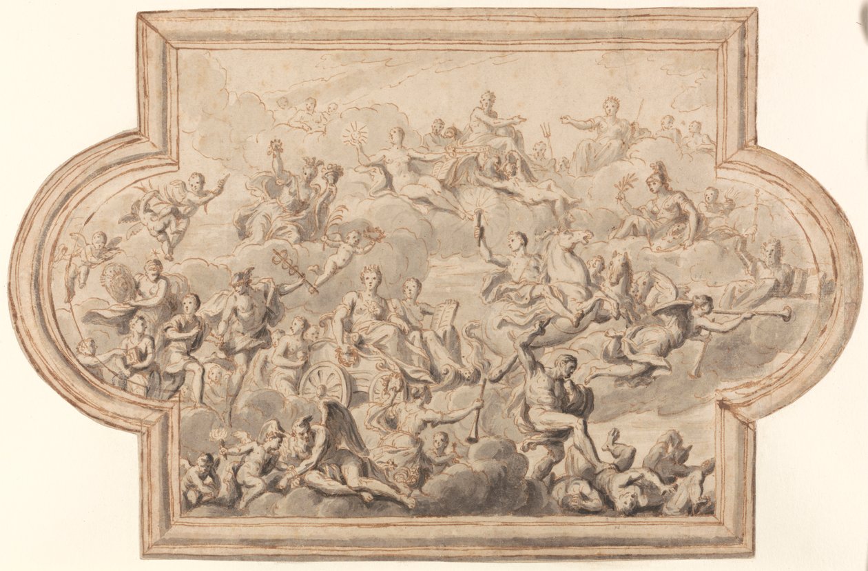 Design for et tak av Sir James Thornhill