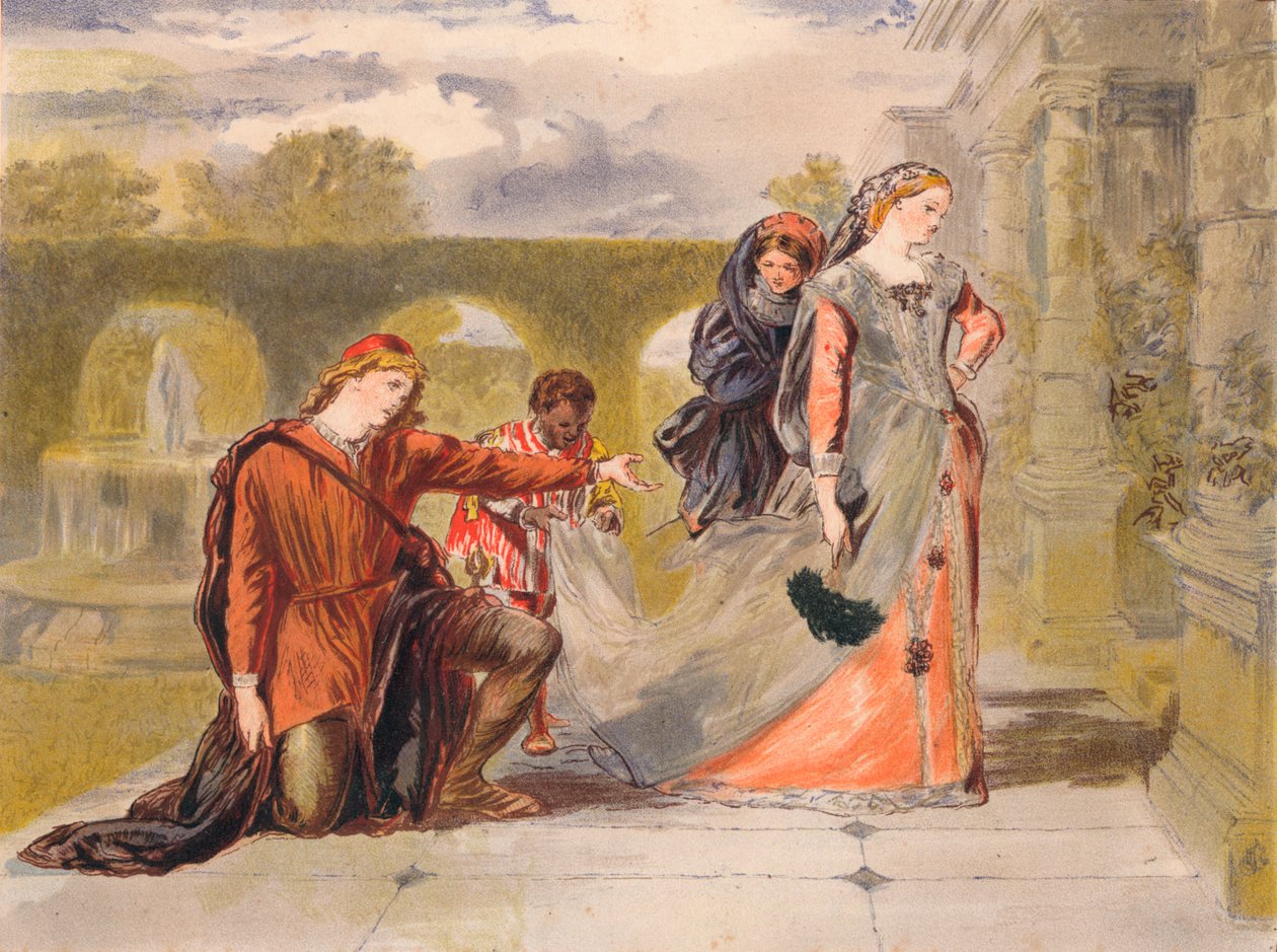Kom bort død c1875 av Sir John Gilbert