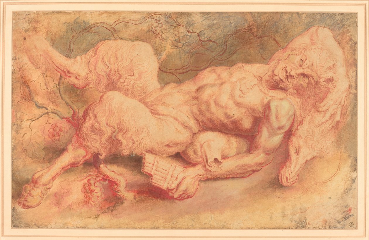 Pan Liggende av Sir Peter Paul Rubens