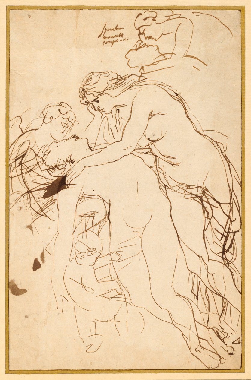 Venus klagende Adonis av Sir Peter Paul Rubens