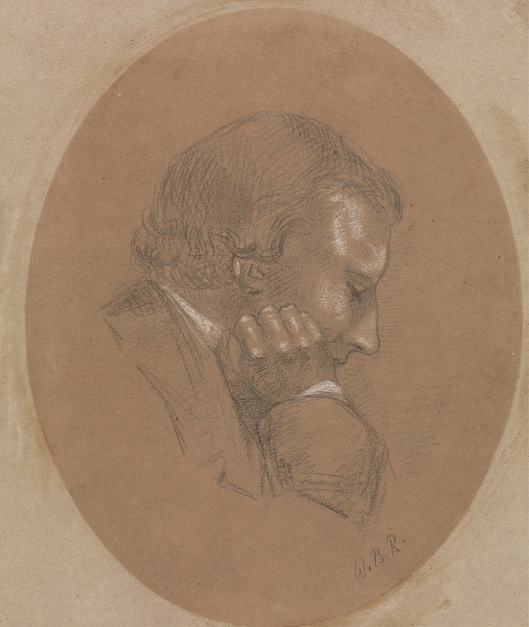 Portrett av en gentleman av Sir William Blake Richmond