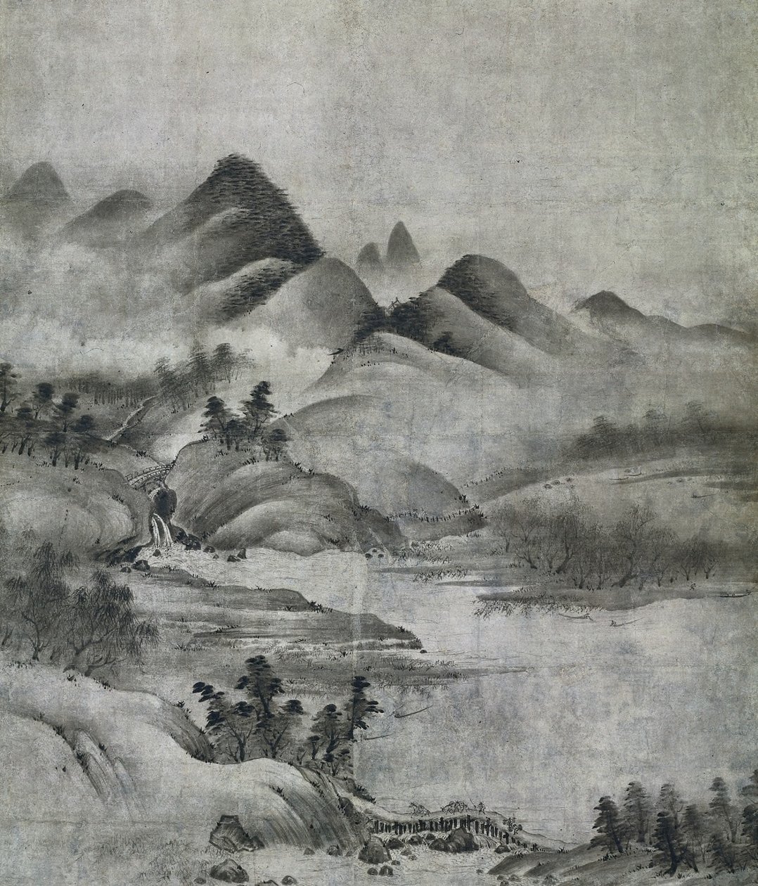 Landskap, 1500-1525. av Soami