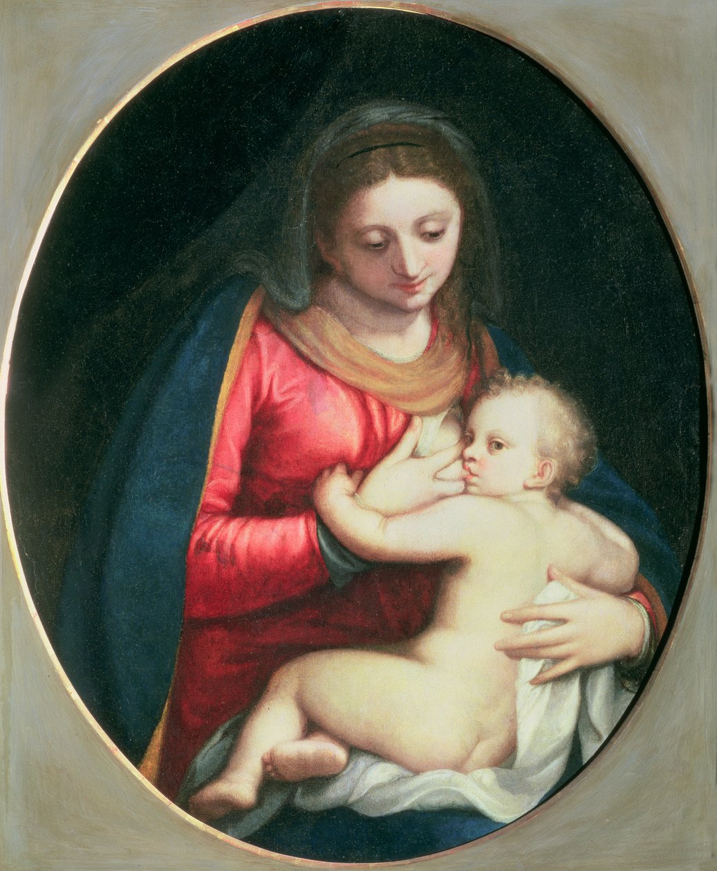 Madonna og barn, 1598 av Sofonisba Anguissola