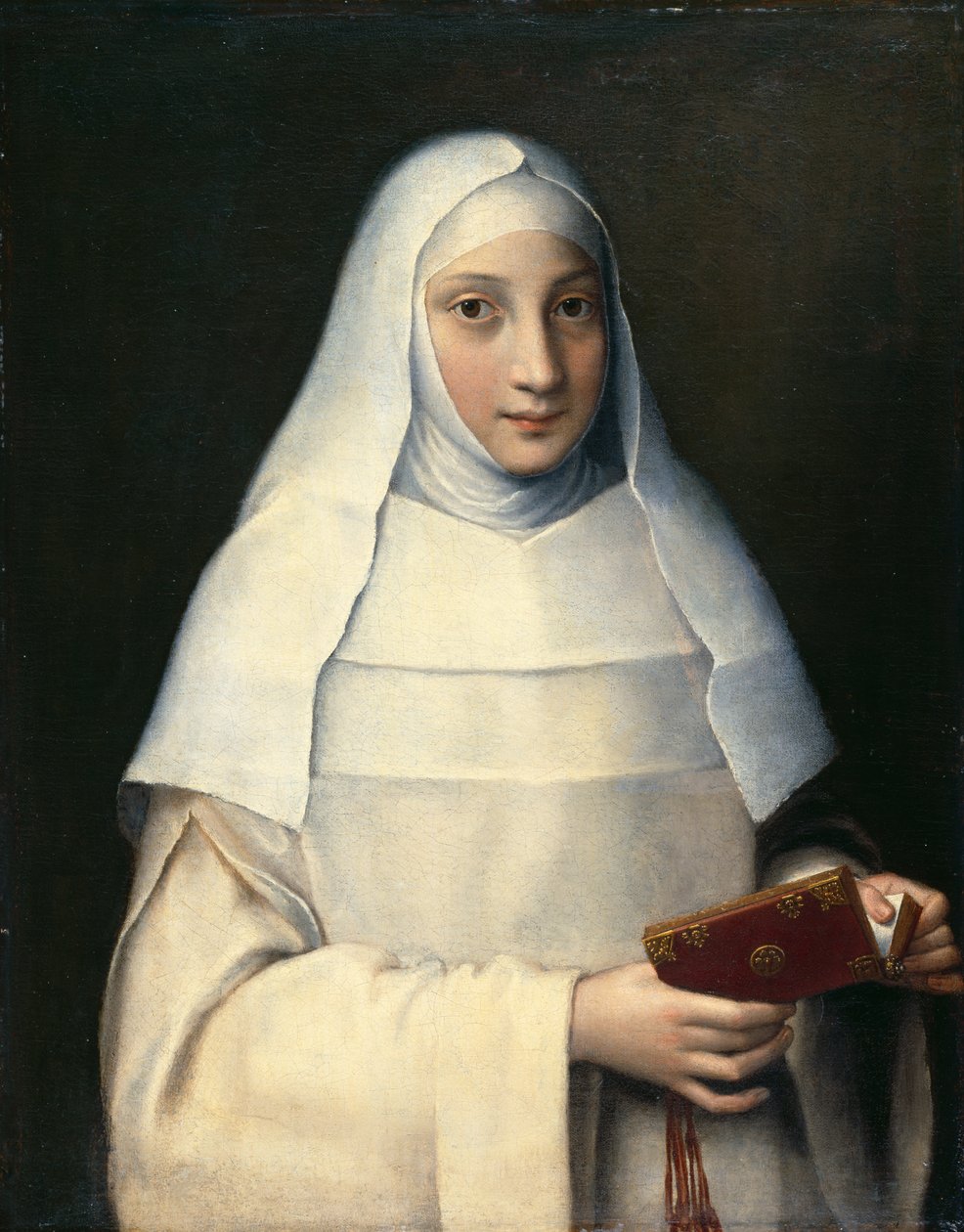 Portrett av kunstnerens søster i drakt av en nonne av Sofonisba Anguissola