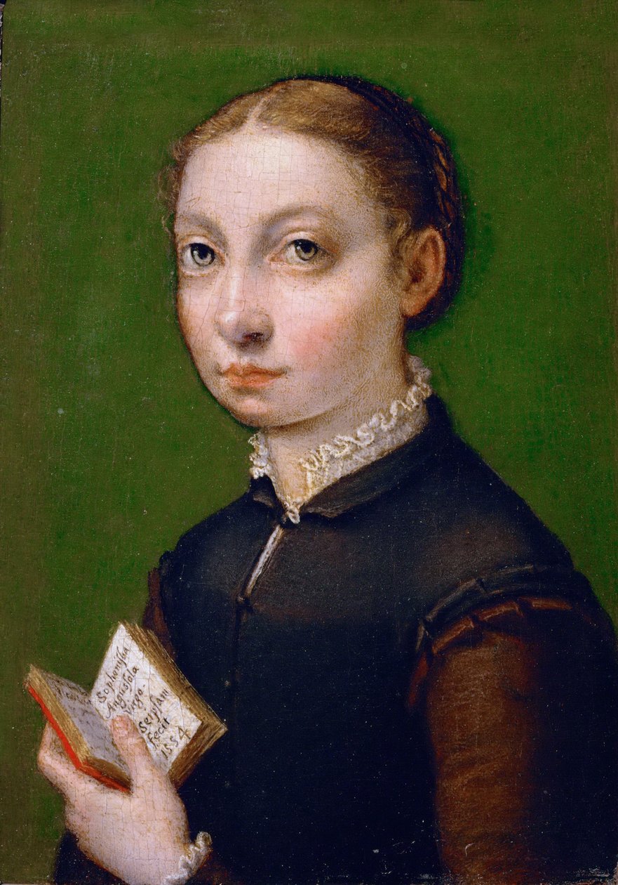 Selvportrett, 1554 av Sofonisba Anguissola