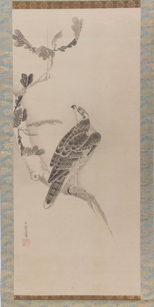 Hawks Taka zu, midten av 1600-tallet. av Soga Nichokuan