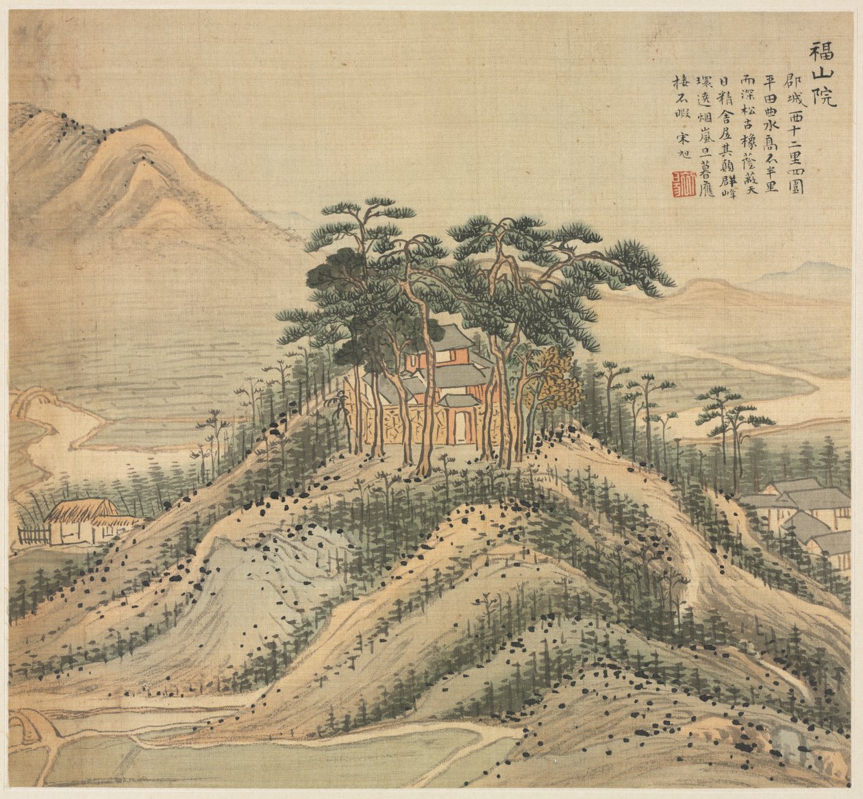 Fushan kloster av Song Xu