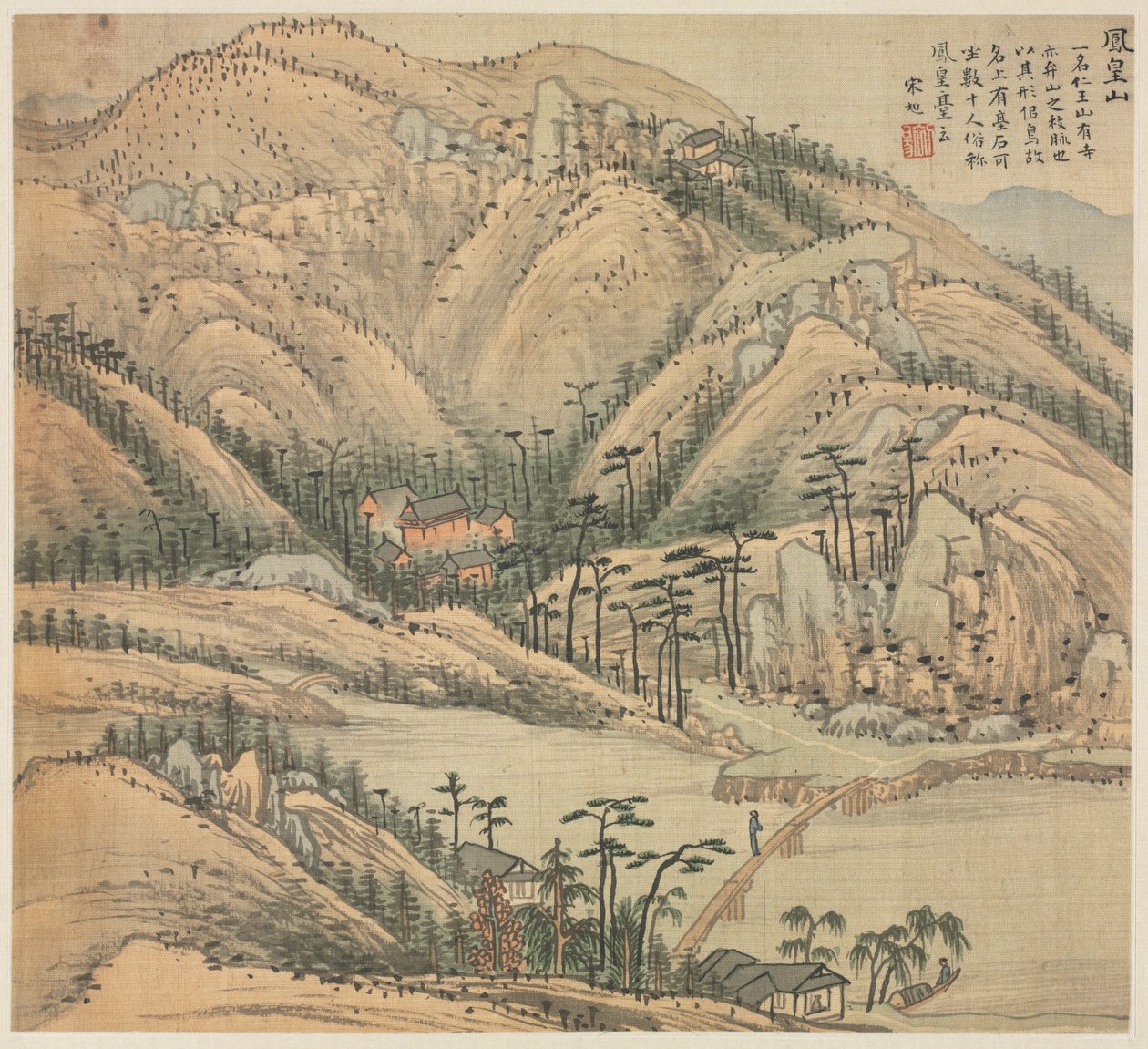 Mt. Fenghuang Mt. Phoenix, 1500s. av Song Xu