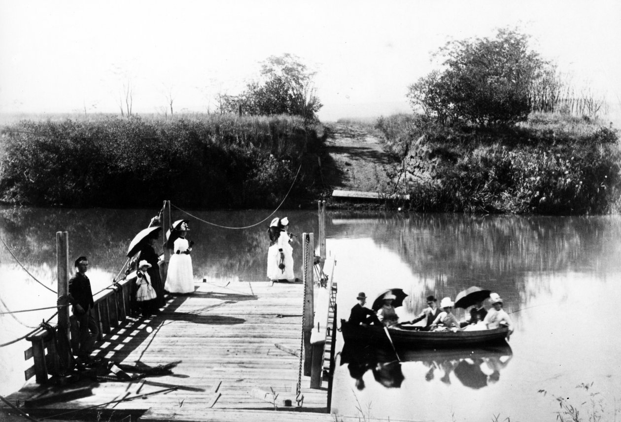Bains Drift, Colony of Natal, ca. 1895 av South African Photographer