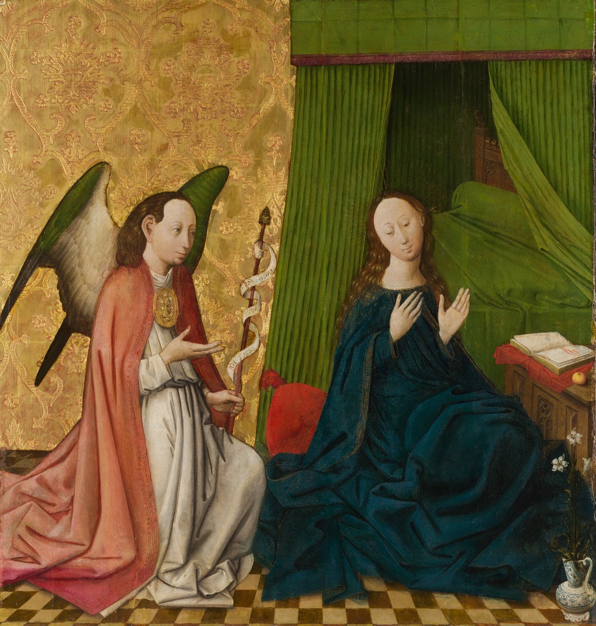 Kunngjøringen. av South Netherlandish Painter