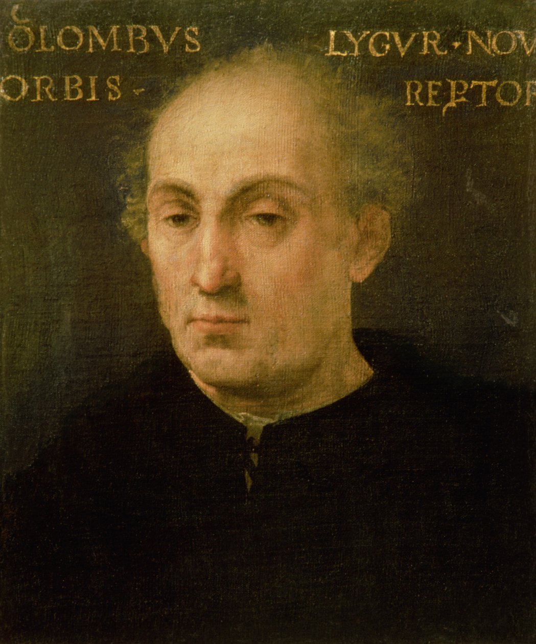Portrett av Christopher Columbus (1451-1506) av Spanish School