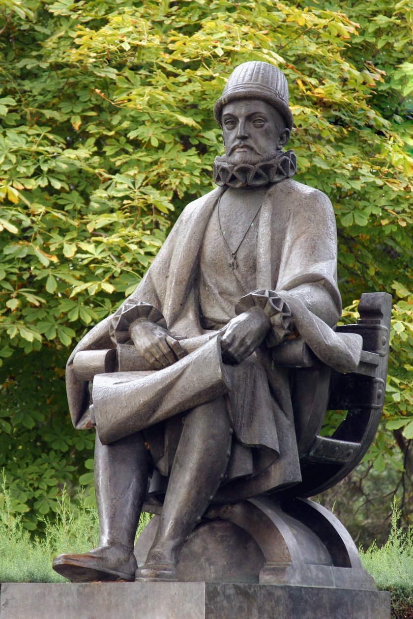 Statue av Felipe II (1527-98) (bronse) av Spanish School