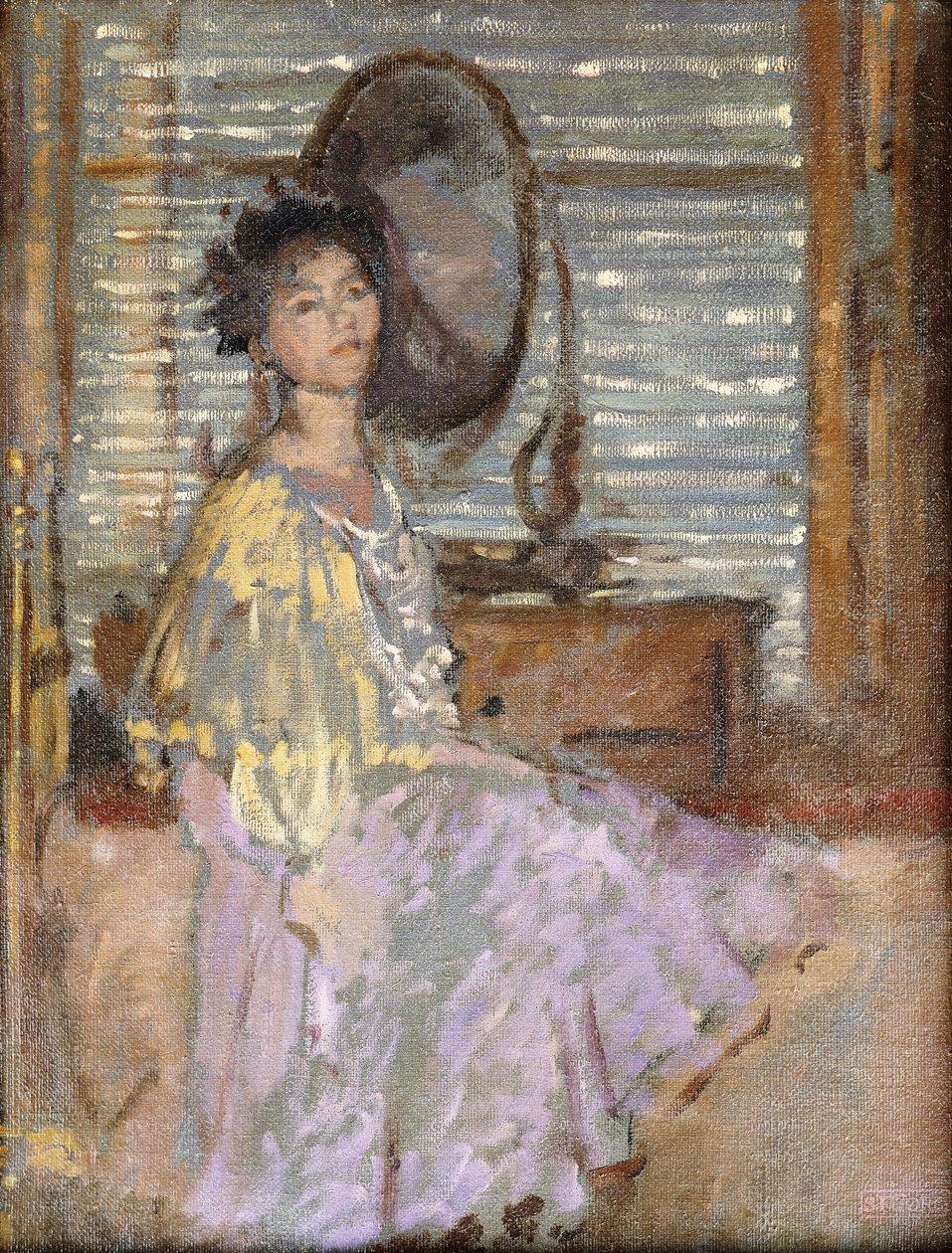 Bak blinden, av Spencer Frederick Gore
