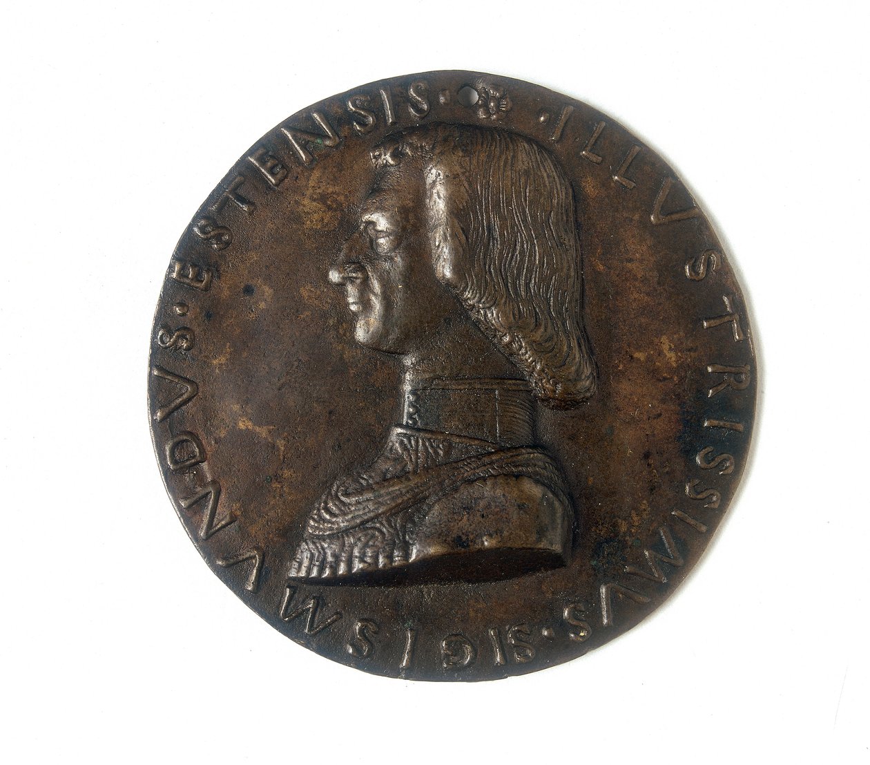 Medalje som viser Sigismondo d