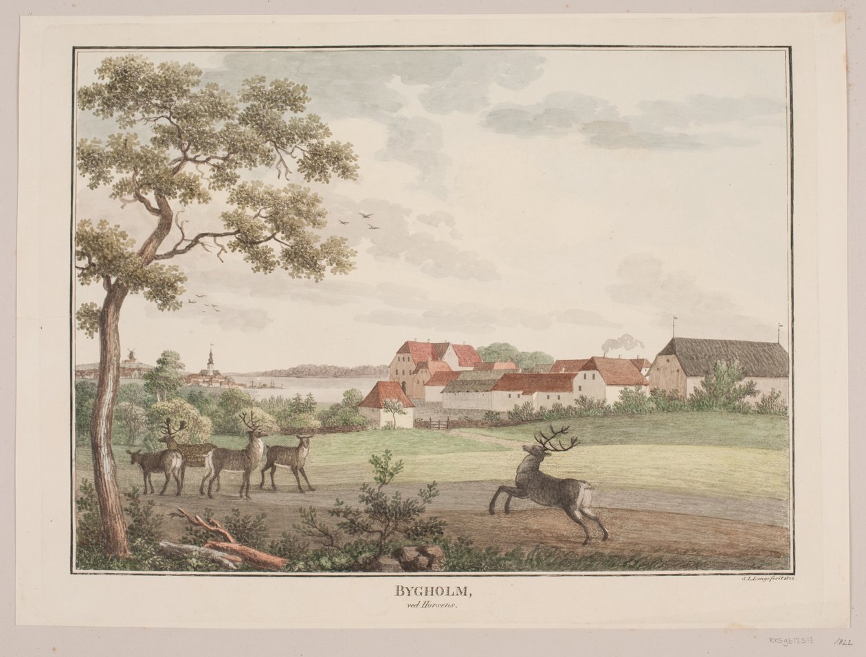 Bygholm ved Horsens av Søren L. Lange
